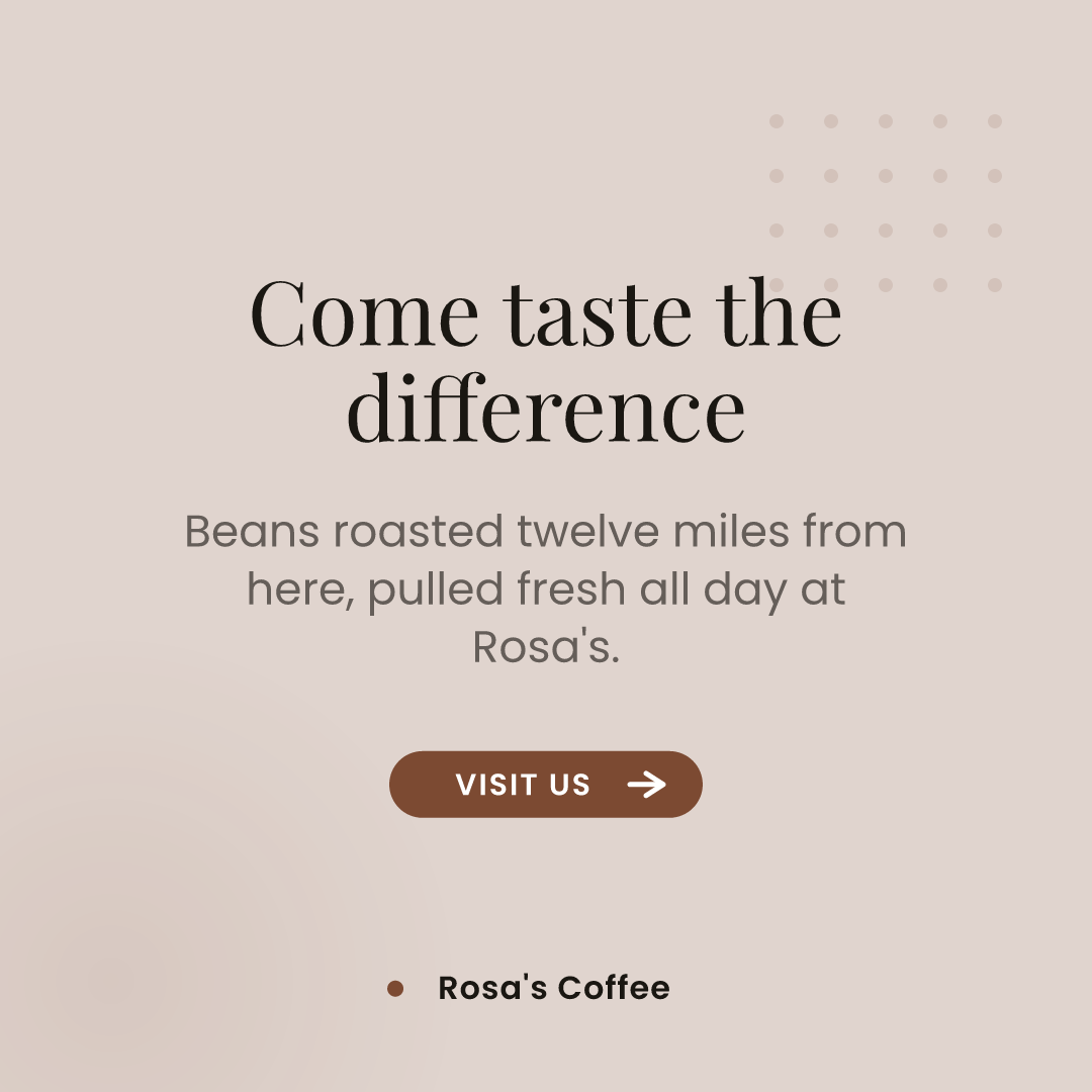 Carousel slide 4 of 4 — an educational coffee tip as a branded slide
